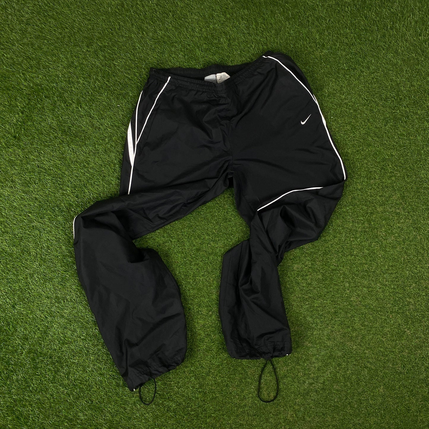 00s Nike Piping Tracksuit Jacket + Joggers Set Red Large