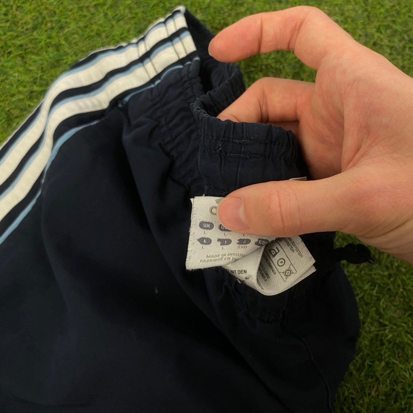 00s Adidas Joggers Blue Large