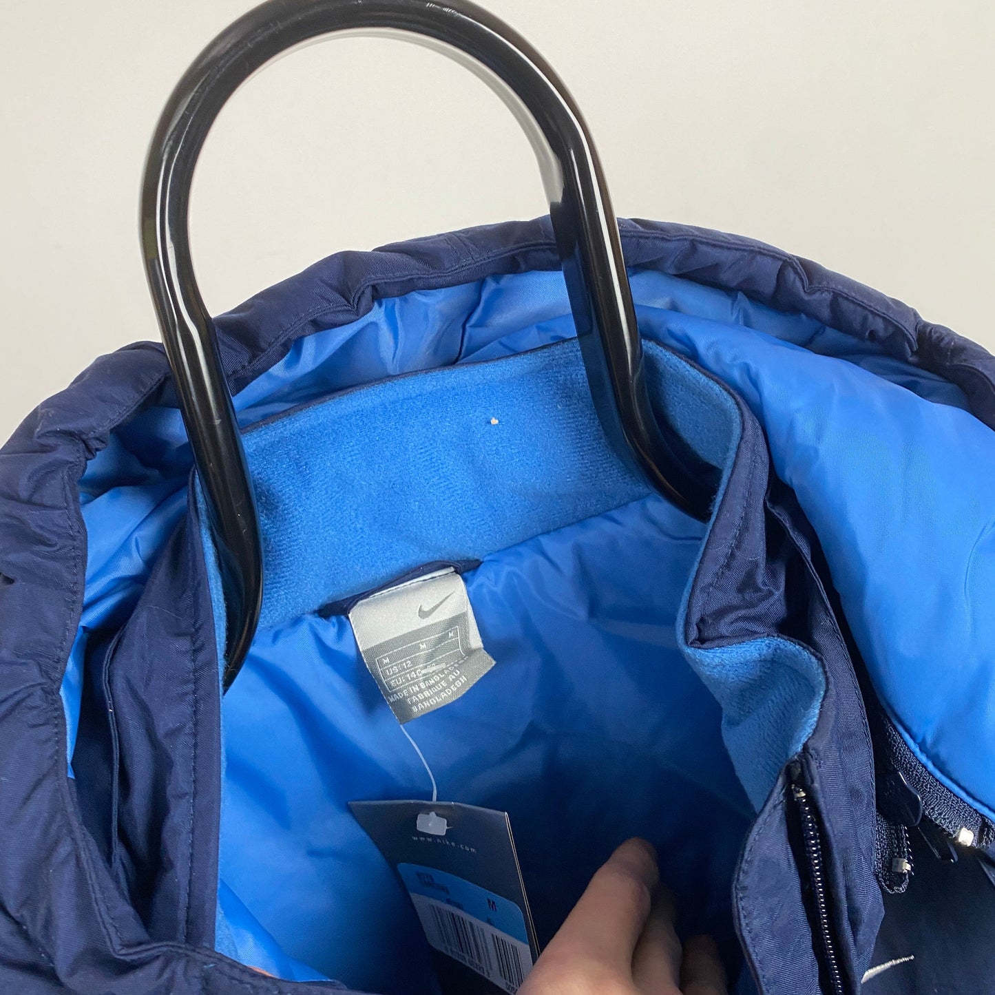 00s Nike Puffer Jacket Blue XS