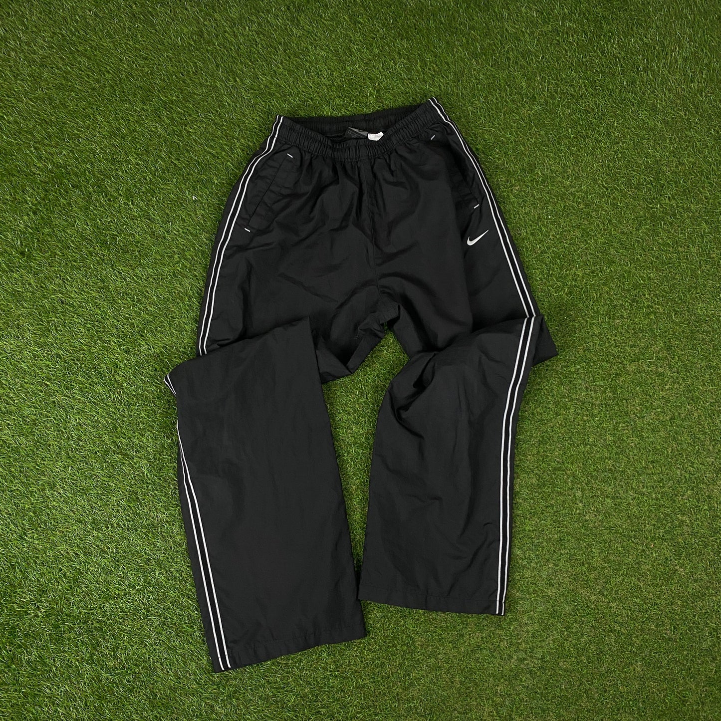 00s Nike Side Zip Windbreaker Jacket + Joggers Set Orange Medium