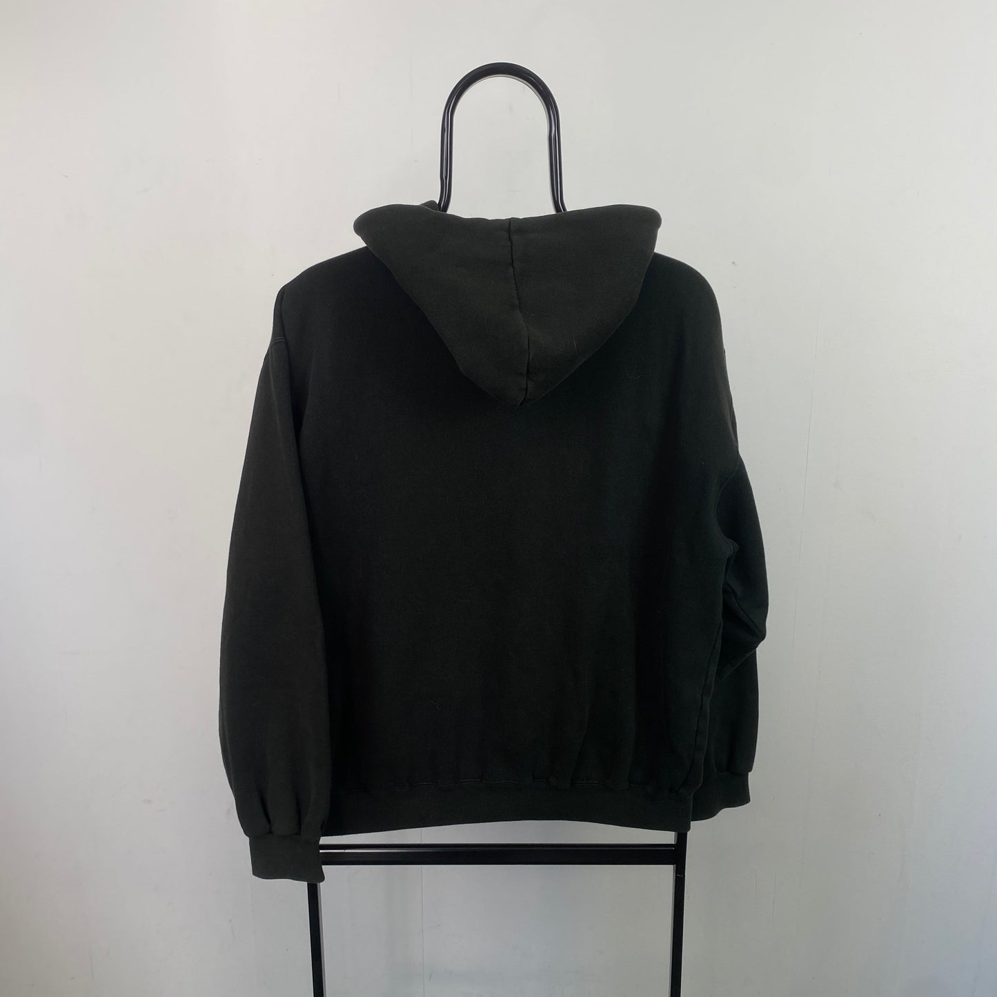 90s Nike Zip Hoodie Black Small