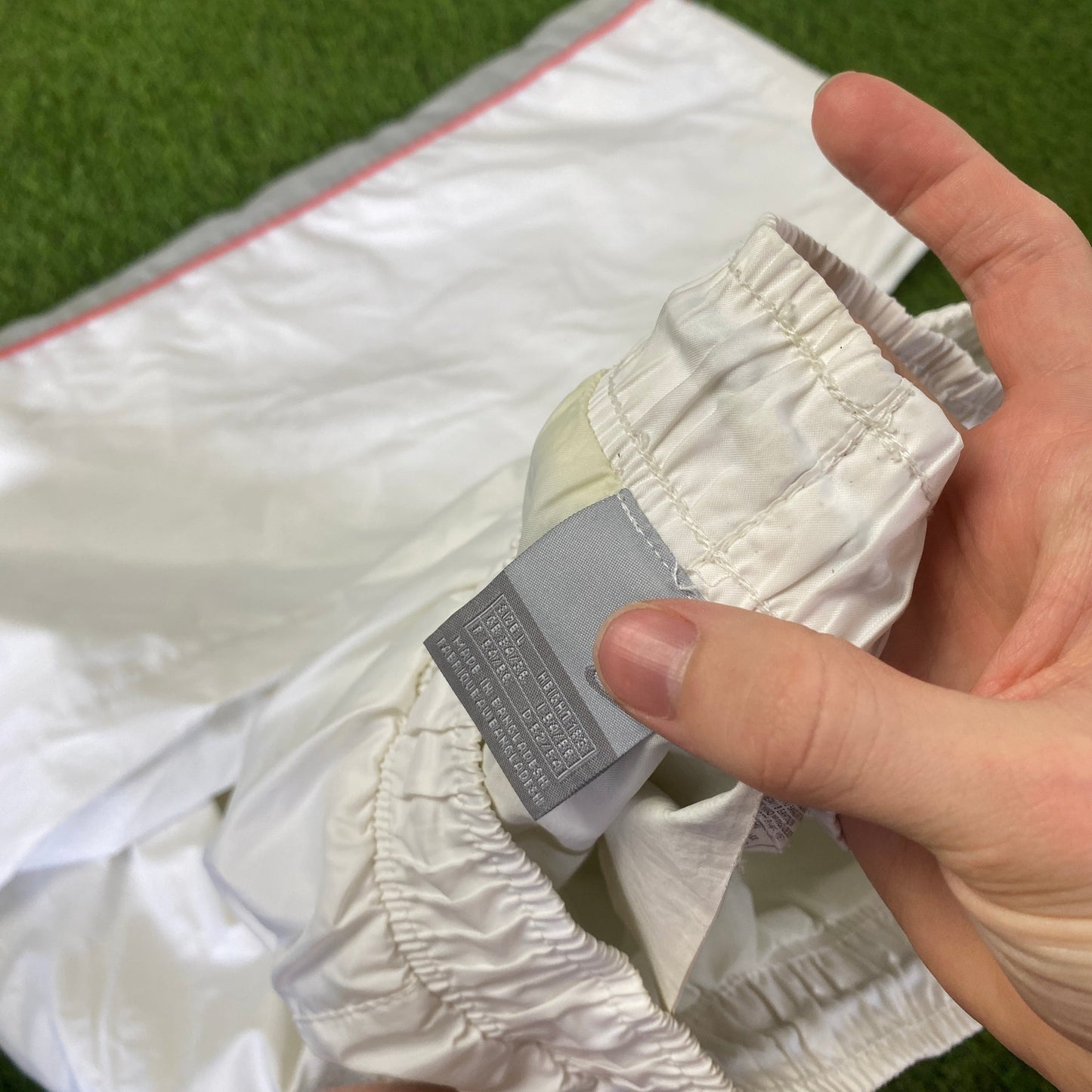 90s Nike Hex Joggers White Large