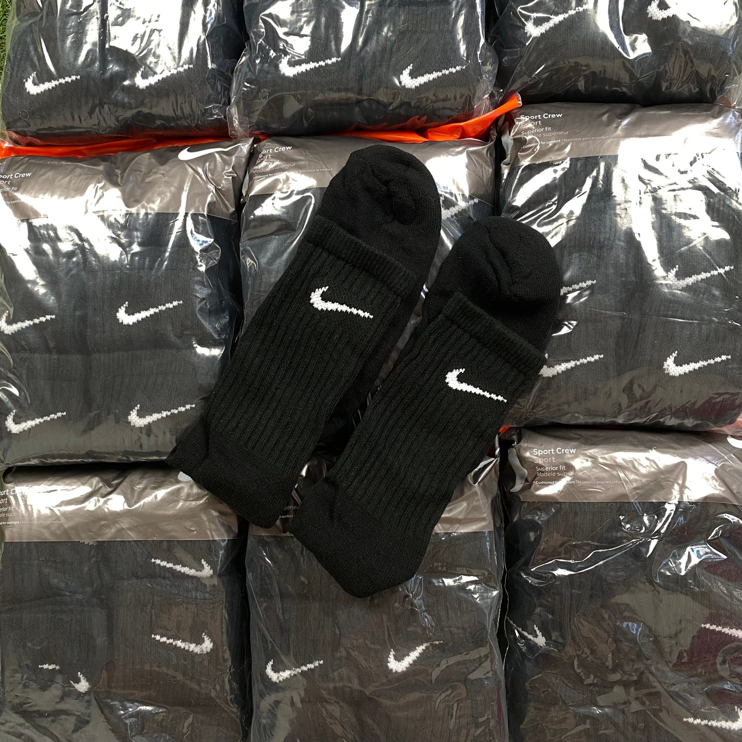 Vintage Nike Socks Black UK8 - 15