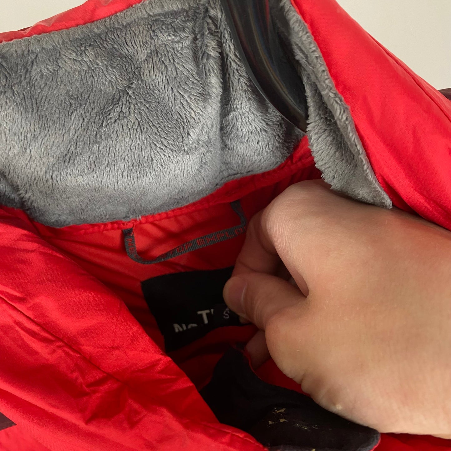 90s The North Face Puffer Jacket Red Small