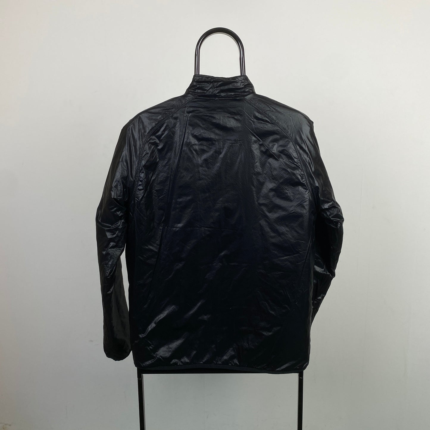 00s Nike Reversible Waterproof Windbreaker Jacket Blue Black Medium