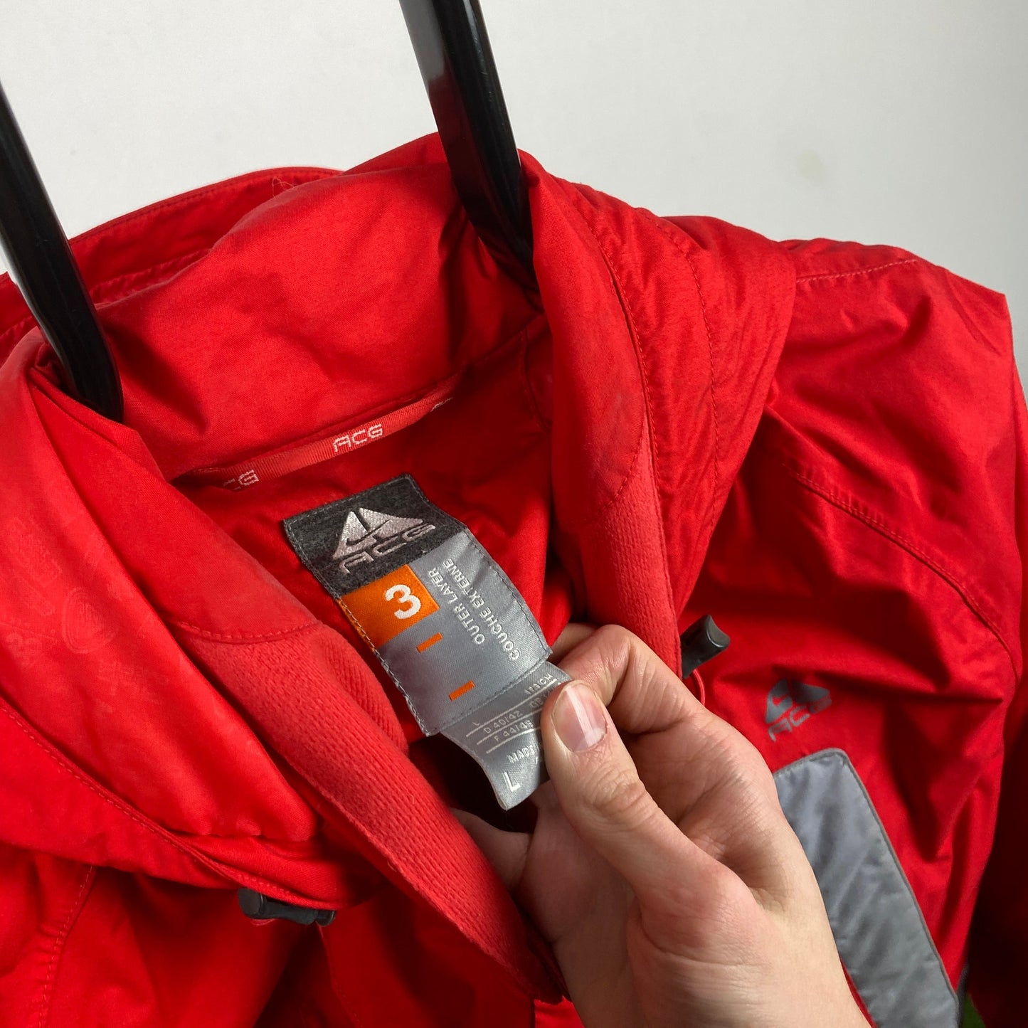 00s Nike ACG Waterproof Coat Jacket Red Large