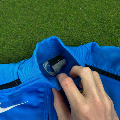 00s Nike Inter Milan Windbreaker Jacket + Joggers Set Blue XS