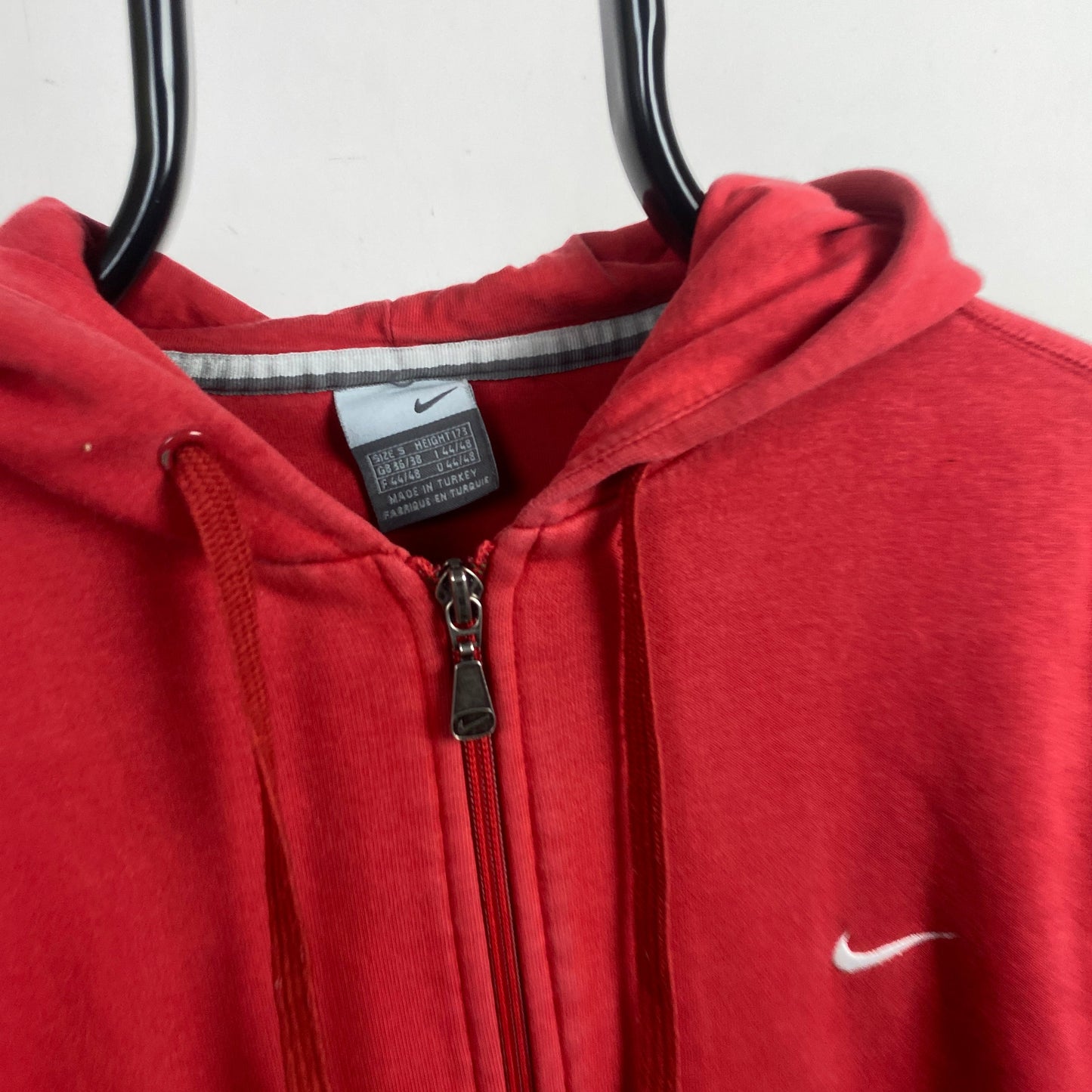 00s Nike Zip Hoodie Red Small
