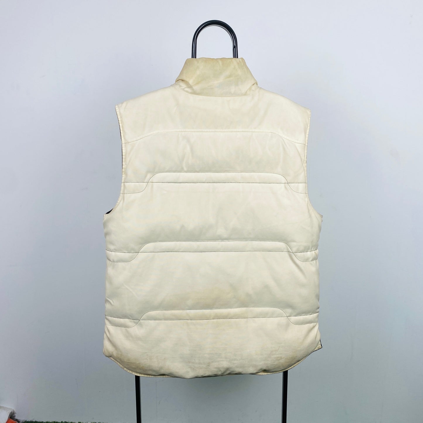 00s Nike Swoosh Reversible Puffer Gilet Jacket Black XL