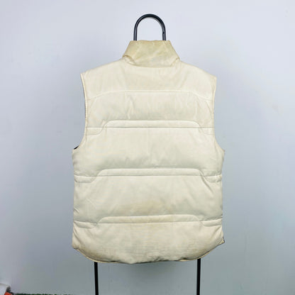 00s Nike Swoosh Reversible Puffer Gilet Jacket Black XL