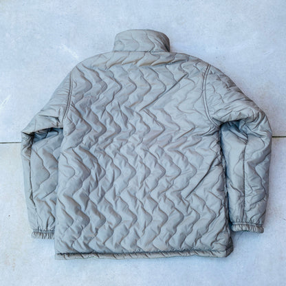 00s Nike Reversible Puffer Jacket Green Brown Medium