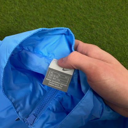 00s Nike Hex Tracksuit Jacket + Joggers Set Blue Small