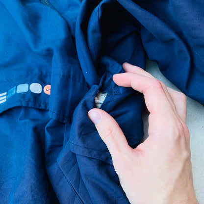 00s Nike Reversible Sidewinder Fleece Coat Jacket Blue Small