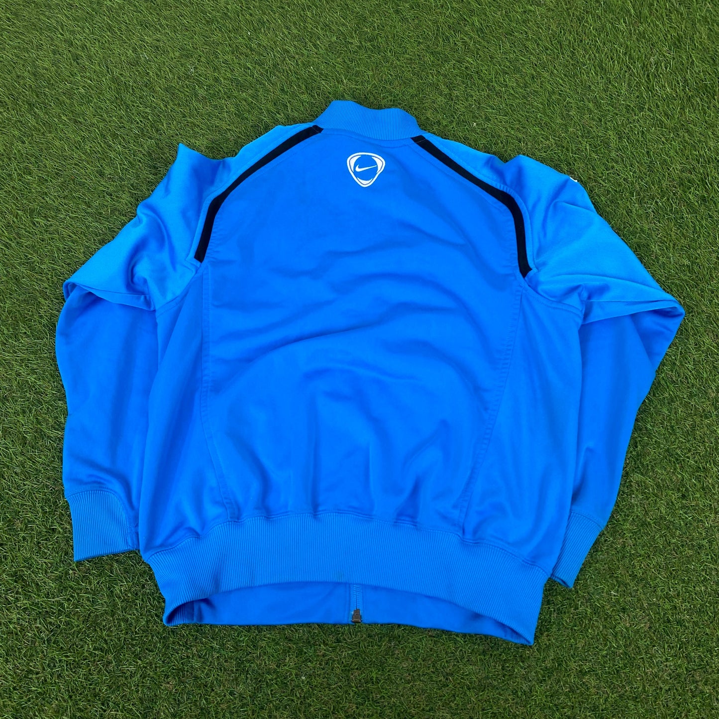 00s Nike Inter Milan Windbreaker Jacket + Joggers Set Blue XS