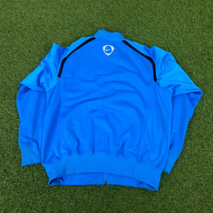 00s Nike Inter Milan Windbreaker Jacket + Joggers Set Blue XS