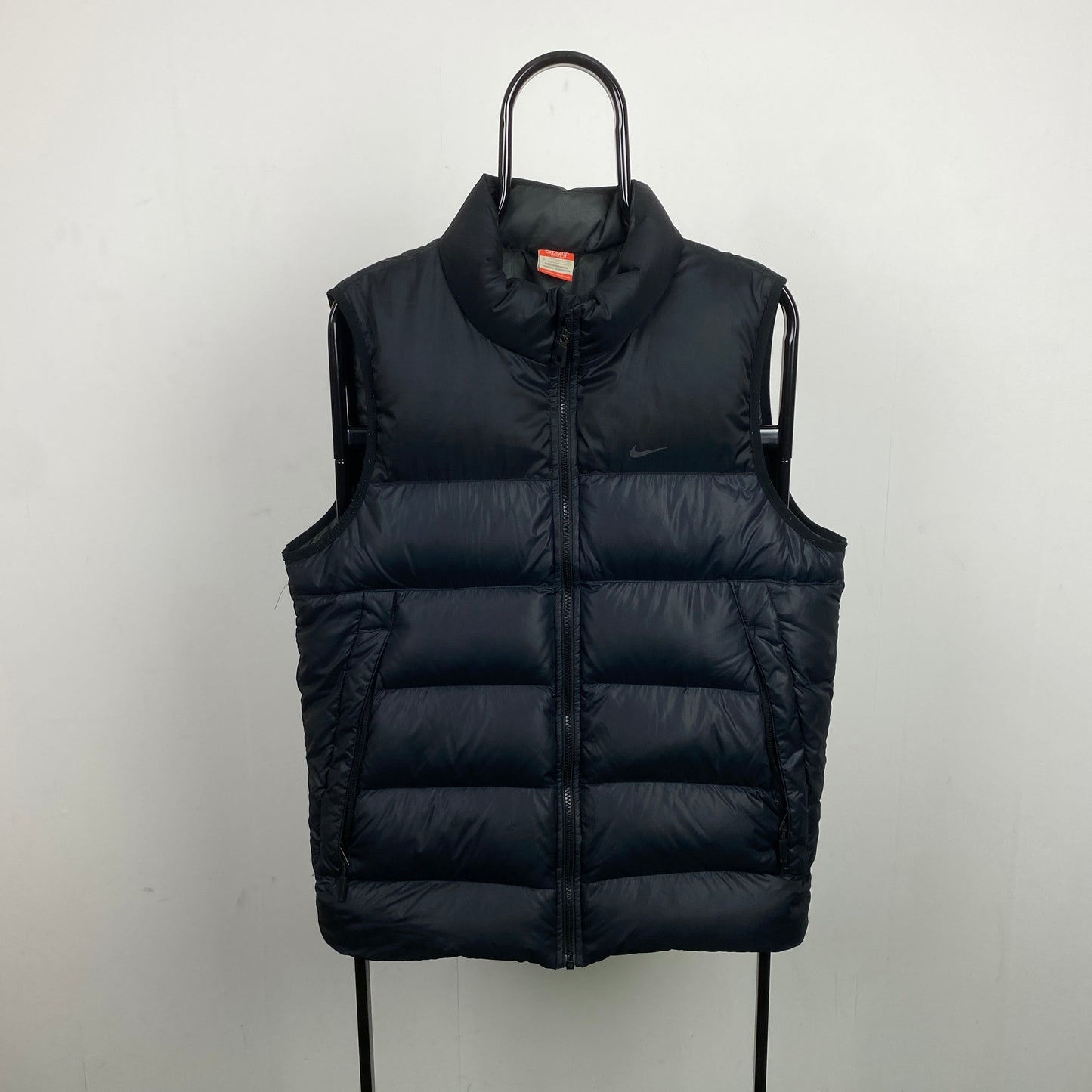 00s Nike Puffer Gilet Jacket Black Small