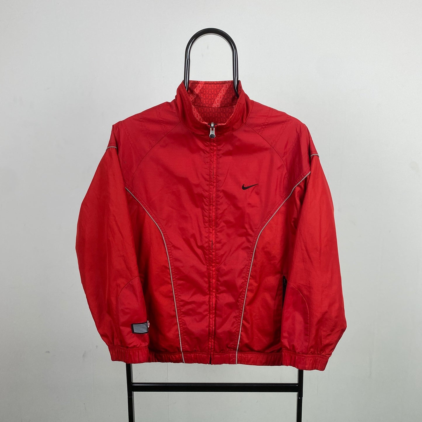 00s Nike Tn Air Reversible Windbreaker Jacket Red XS