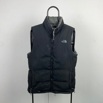 00s The North Face Puffer Gilet Jacket Black Medium