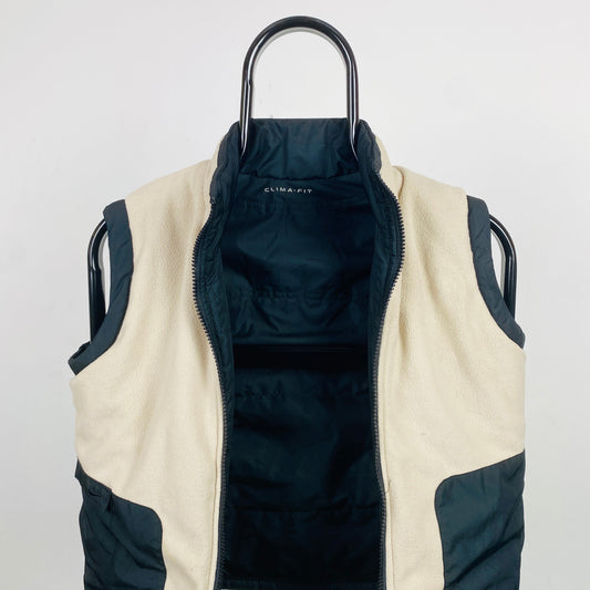 90s Nike Reversible Gilet Jacket Black Brown XS/XXS