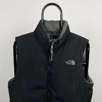 00s The North Face Puffer Gilet Jacket Black Medium