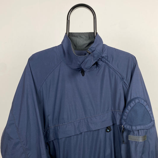 00s Nike ACG Side Winder Kayak Smock Windbreaker Jacket Blue Large
