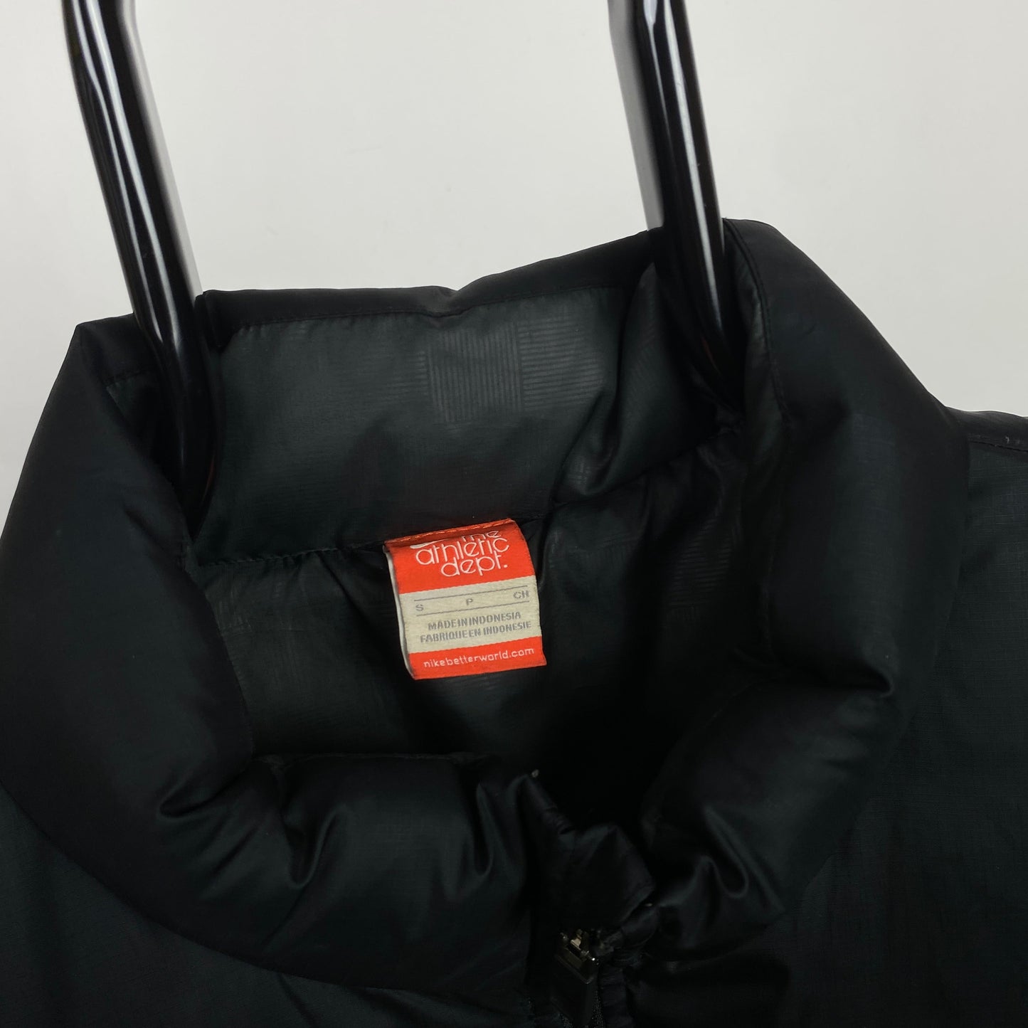 00s Nike Puffer Gilet Jacket Black Small