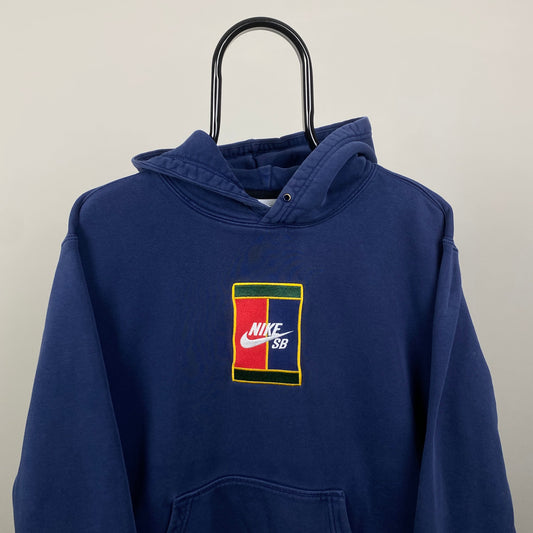 00s Nike Sb Court Hoodie Blue Medium