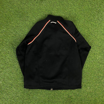 00s Nike Piping Jacket + Joggers Set Black XS