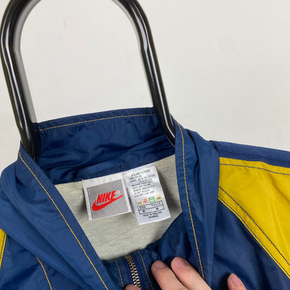 90s Nike Windbreaker Jacket Blue Medium