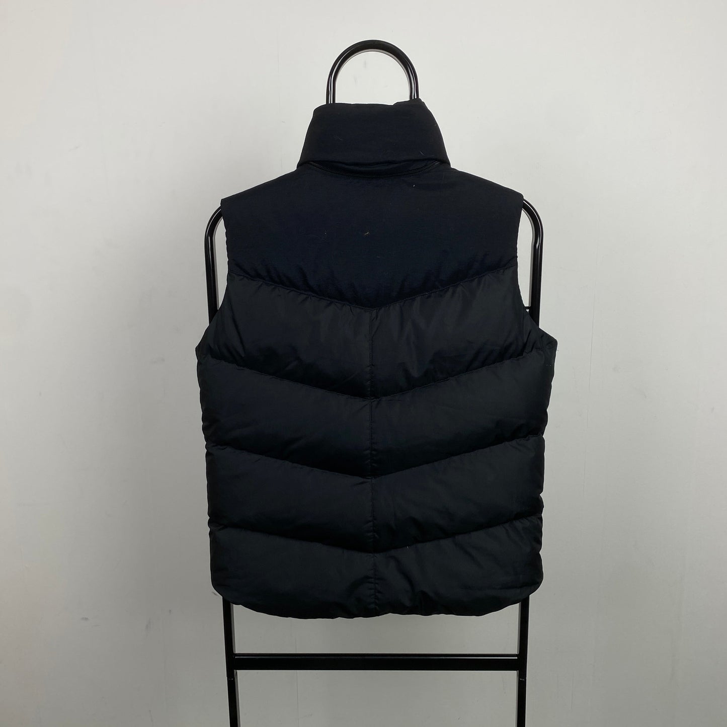 00s Nike Puffer Gilet Jacket Black Small