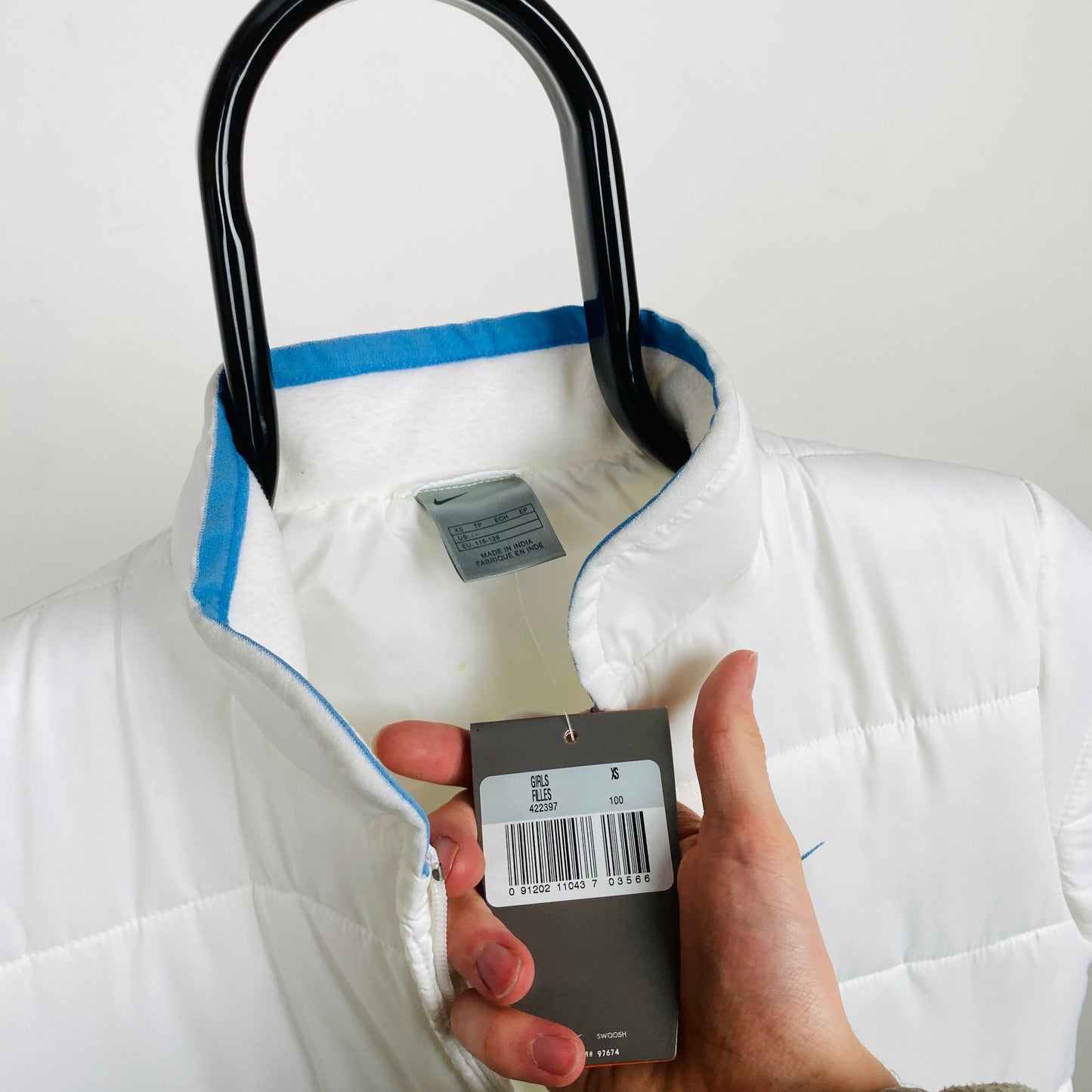 00s Nike Puffer Jacket White XS