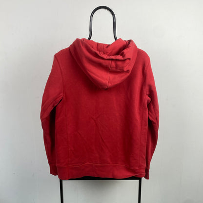 00s Nike Zip Hoodie Red Small