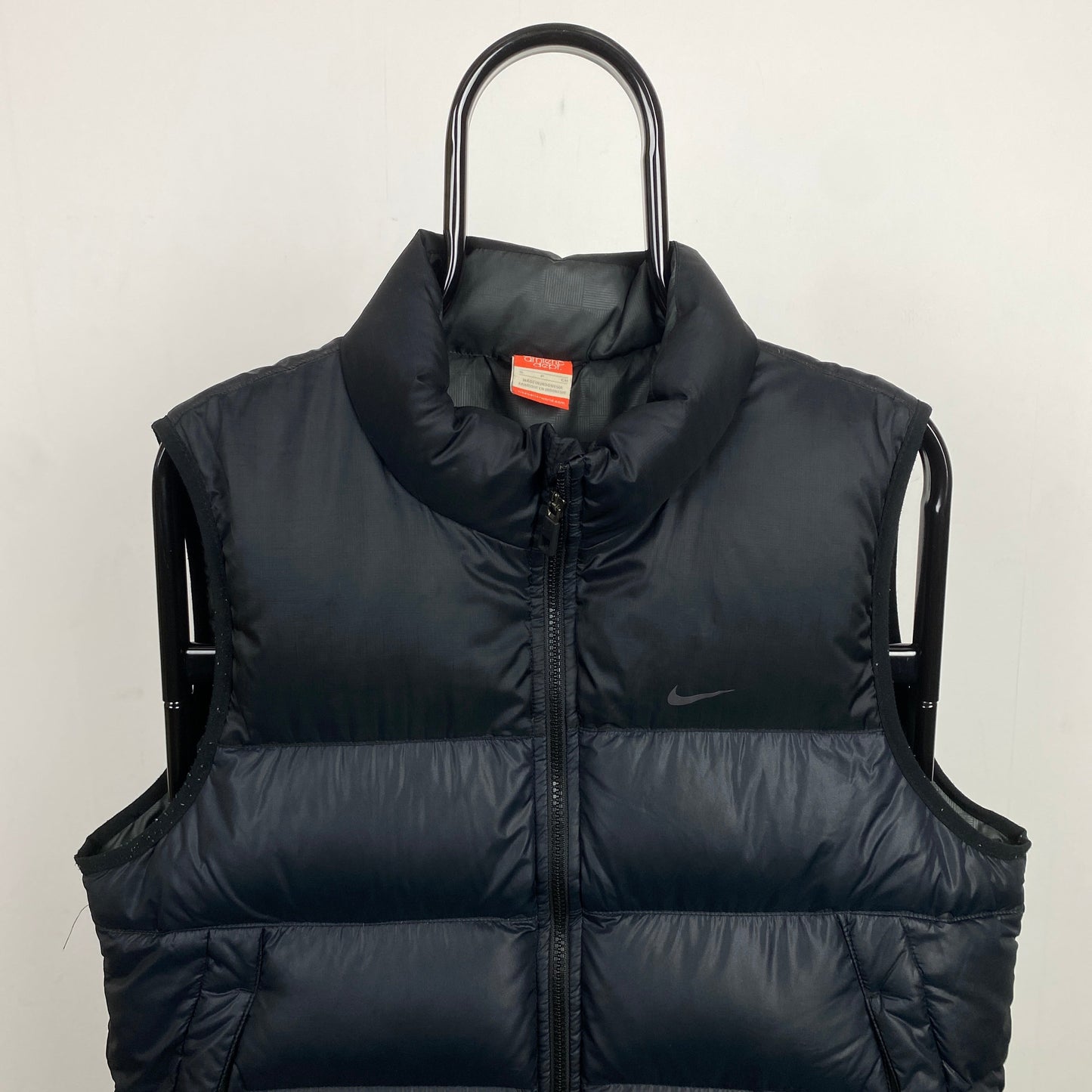 00s Nike Puffer Gilet Jacket Black Small