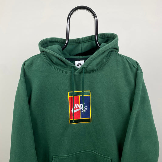 00s Nike Court SB Hoodie Green Small