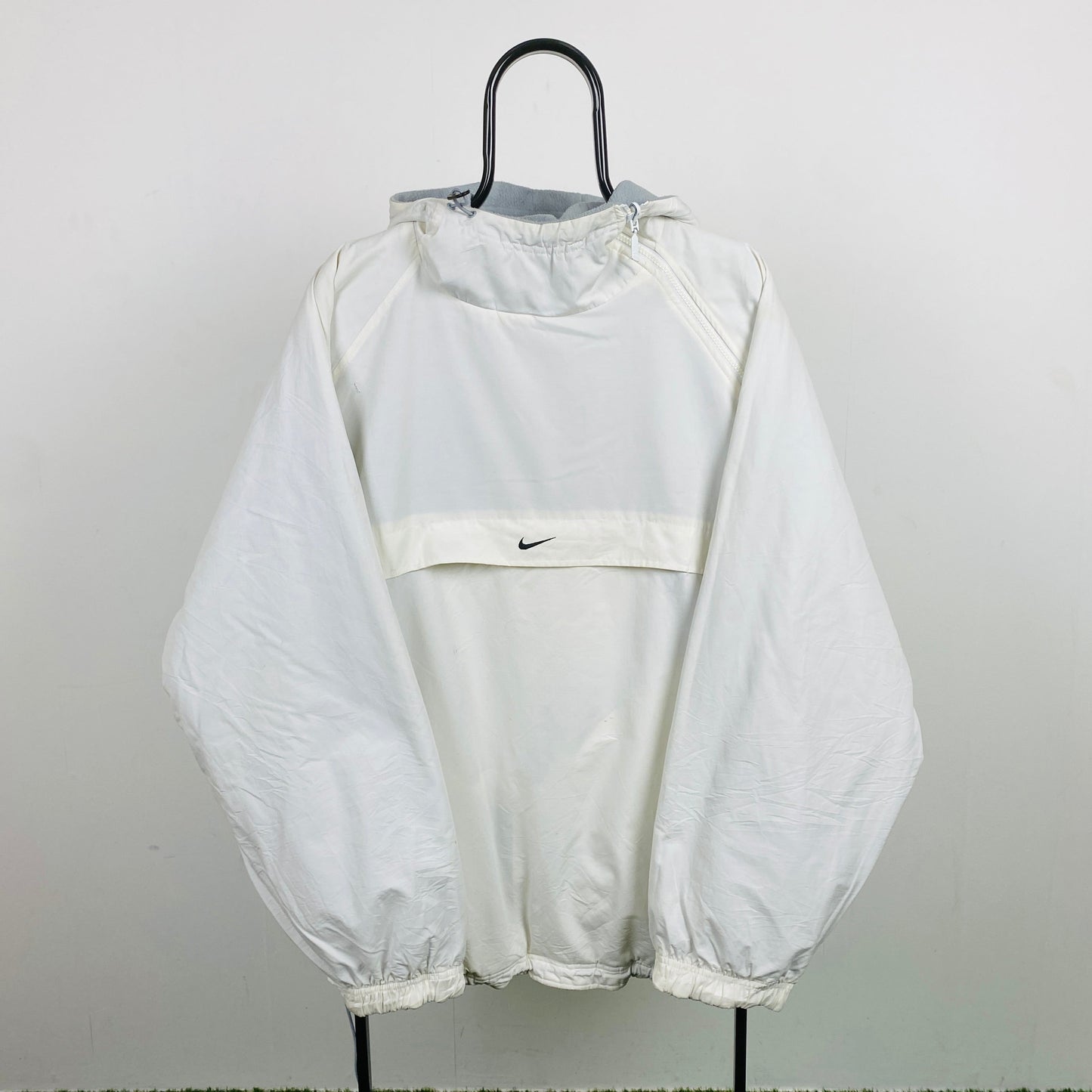 90s Nike Reversible Sidewinder Fleece Coat Jacket Blue White XL