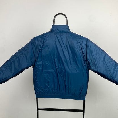 90s Nike Reversible Puffer Jacket Blue XS