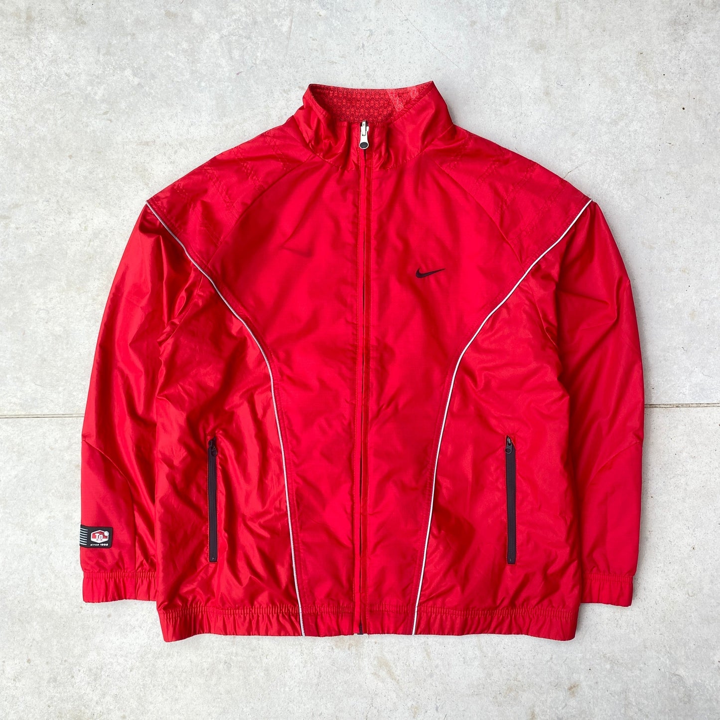 00s Nike Reversible Tn Air Windbreaker Jacket Red XS