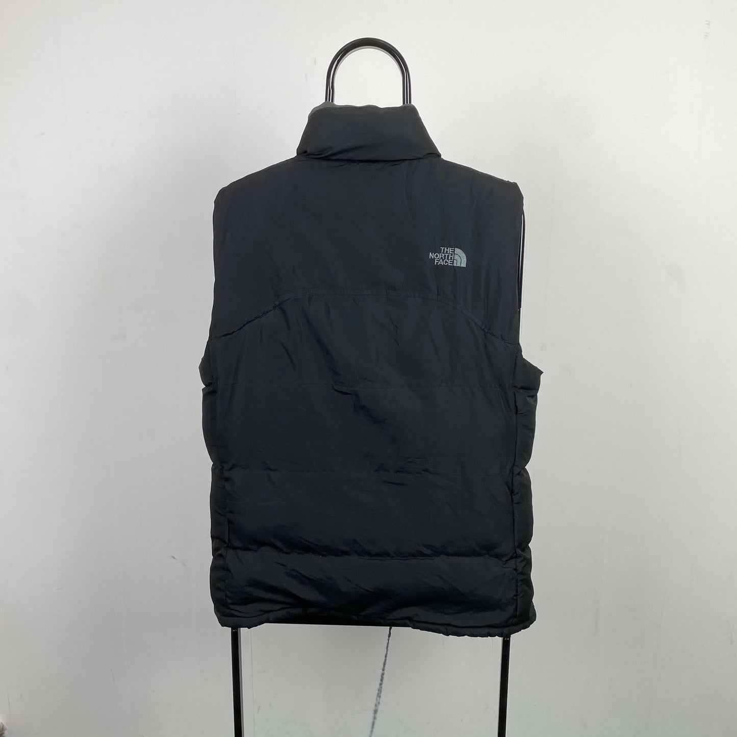 00s The North Face Puffer Gilet Jacket Black Medium