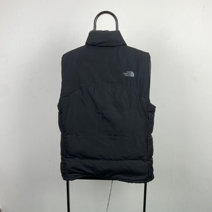 00s The North Face Puffer Gilet Jacket Black Medium