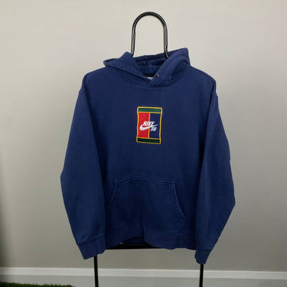 00s Nike Sb Court Hoodie Blue Medium