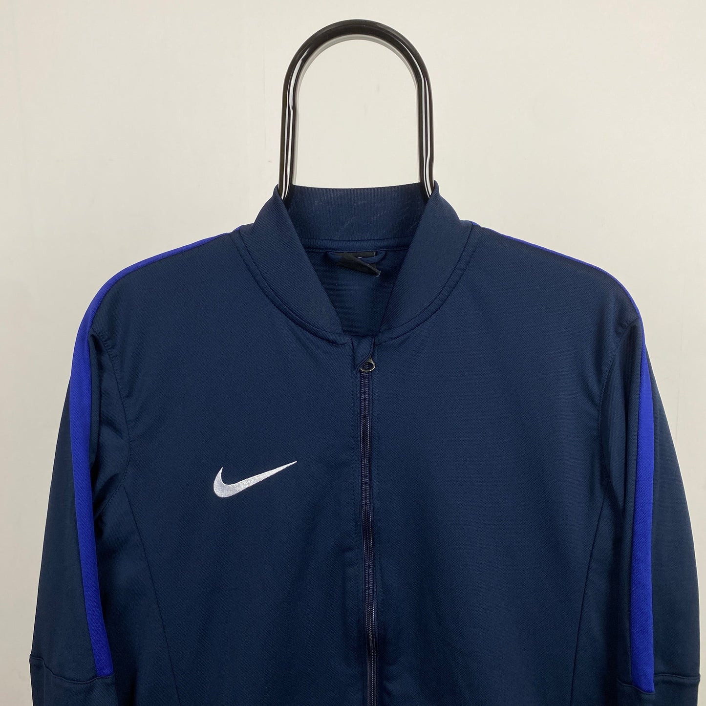 00s Nike Dri-Fit Windbreaker Jacket Blue Medium