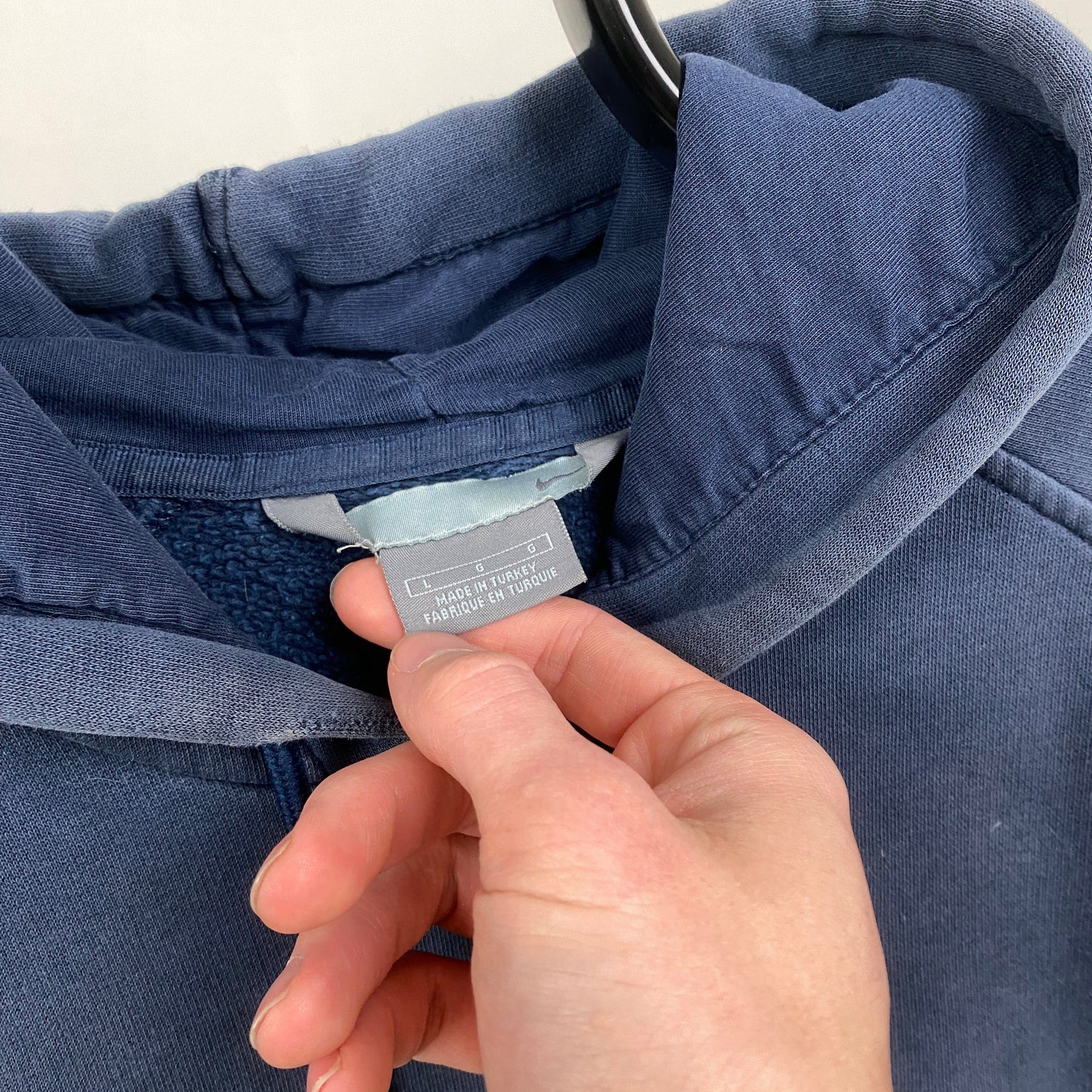 00s Nike Hoodie Blue Large