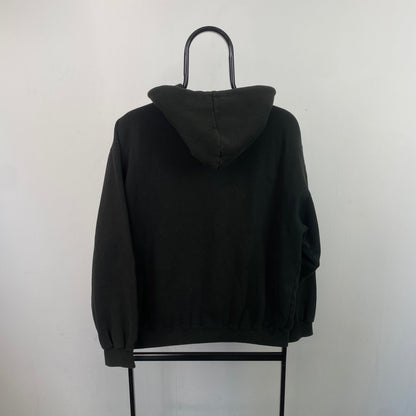 90s Nike Zip Hoodie Black Small