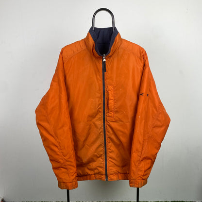 90s Nike Reversible Puffer Jacket Blue XL