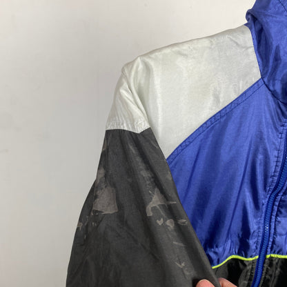 90s Nike Windbreaker Jacket Blue Large