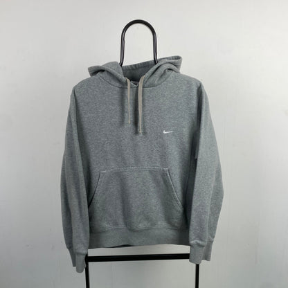 00s Nike Heavyweight Hoodie Grey Small