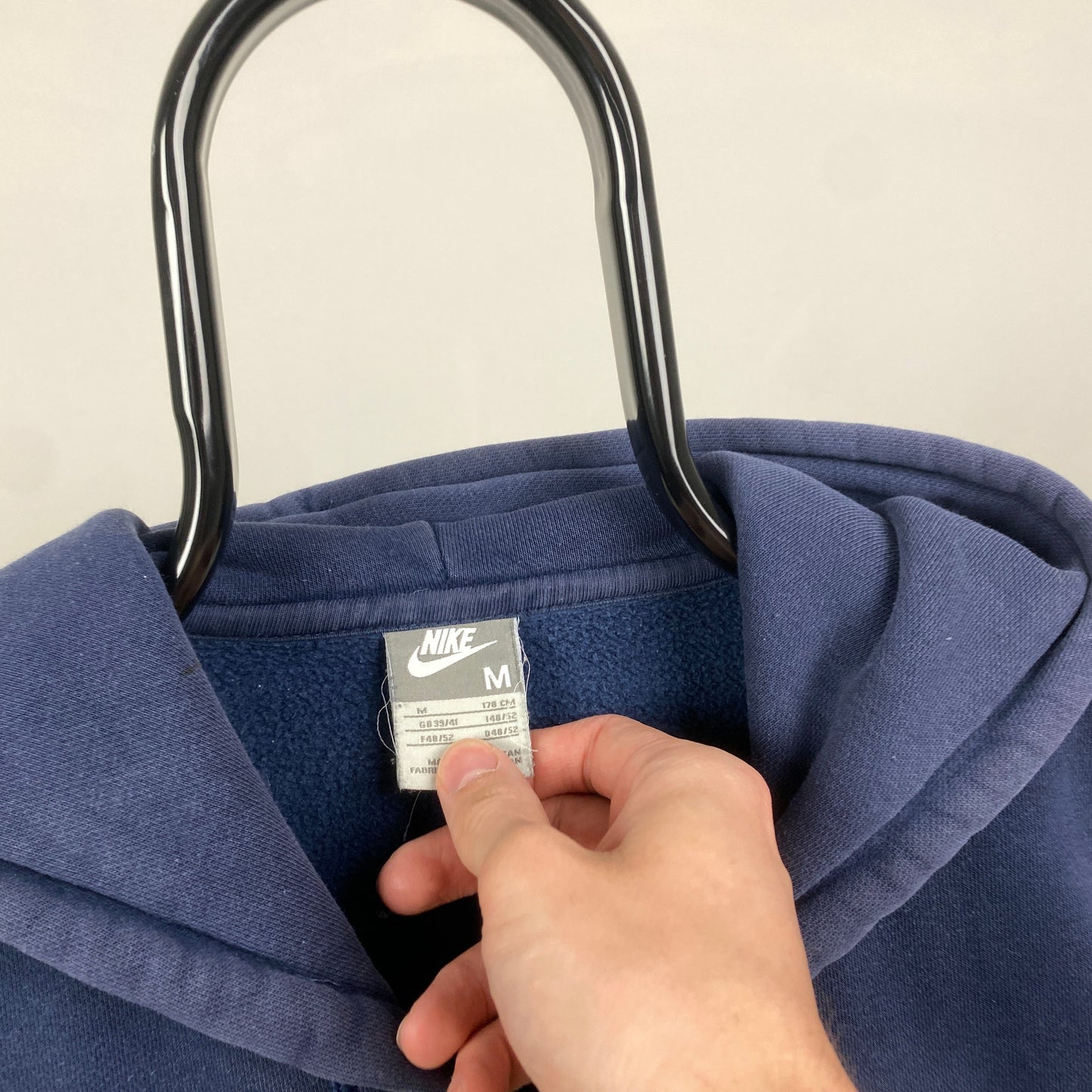 00s Nike Zip Hoodie Blue Medium