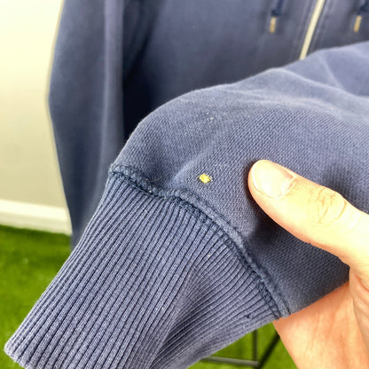 00s Nike Zip Hoodie Blue Medium