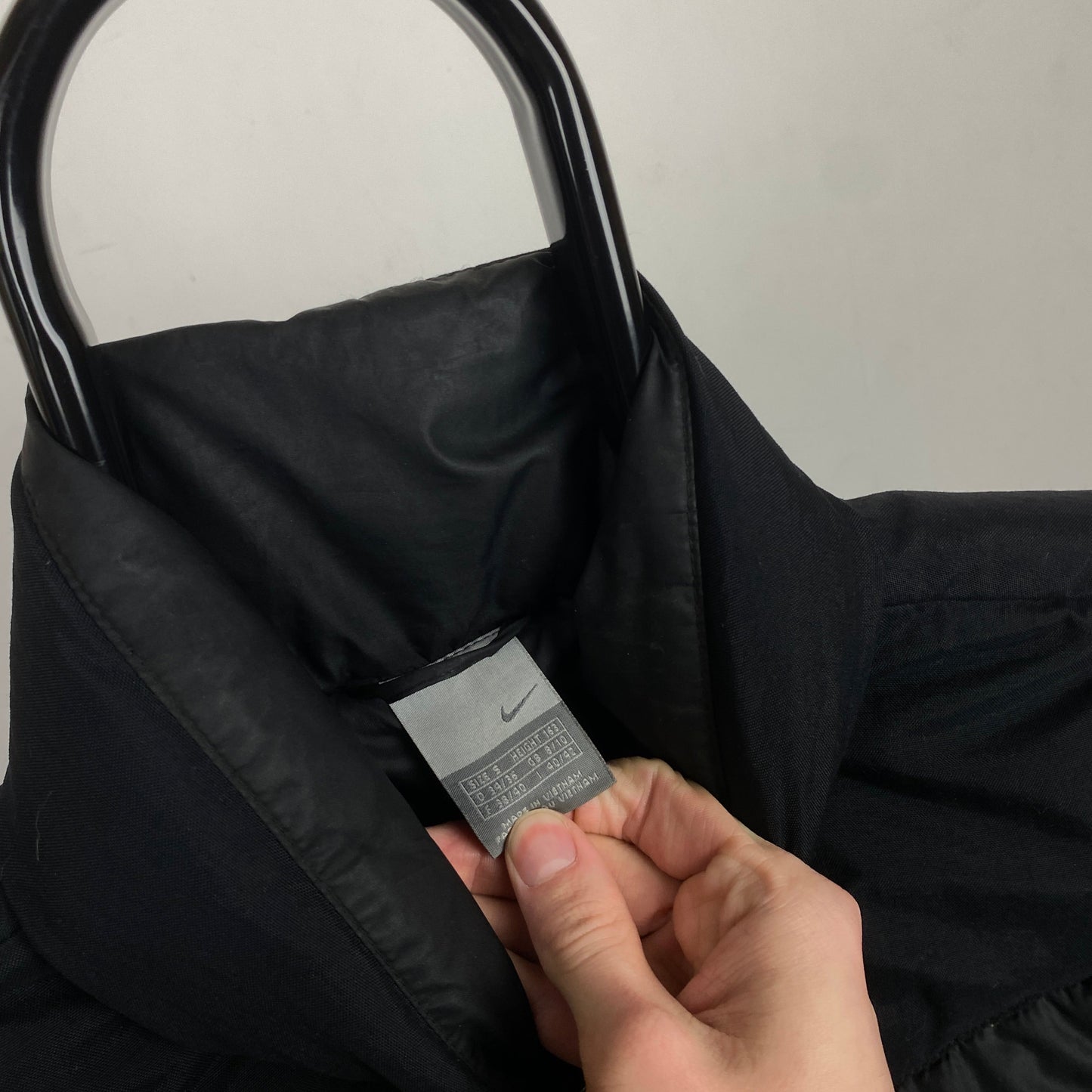 00s Nike Puffer Gilet Jacket Black Small