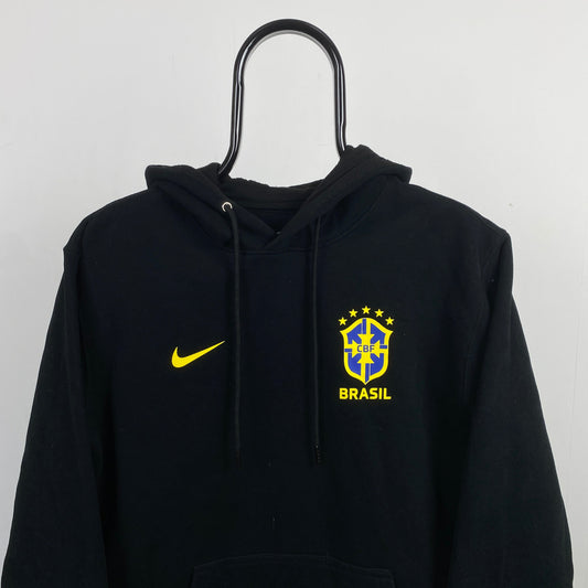 00s Nike Brazil Hoodie Black Medium